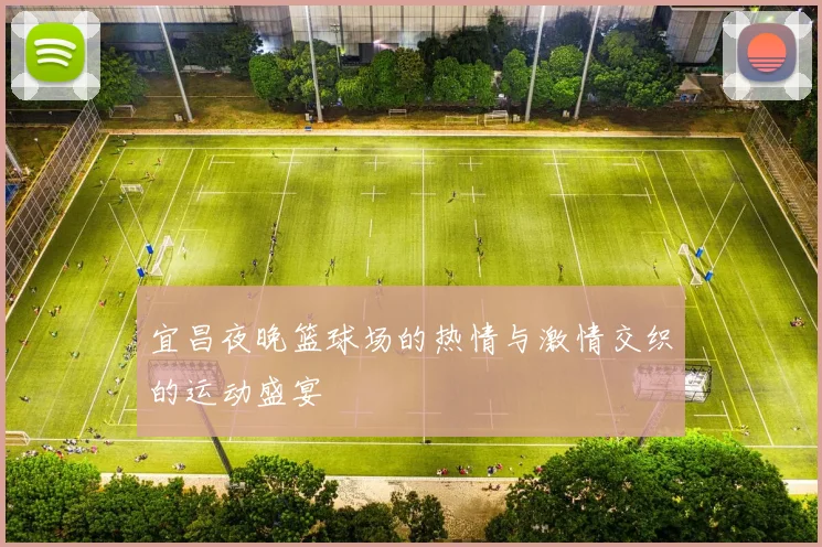 宜昌夜晚篮球场的热情与激情交织的运动盛宴